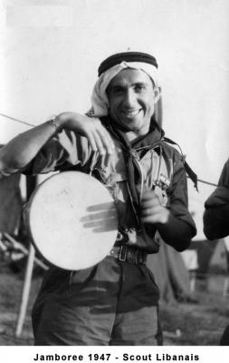 Jamboree 1947 scout libanais